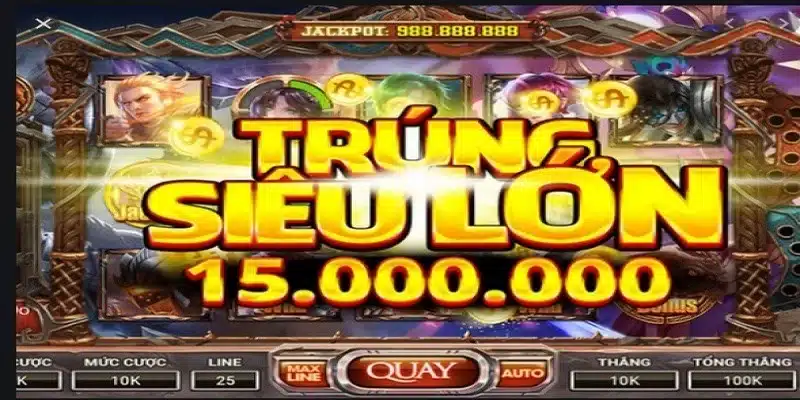 Lượng jackpot khủng trong mỗi trò chơi